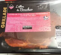 Cote de porc echine avec os marinees saveur tex mex