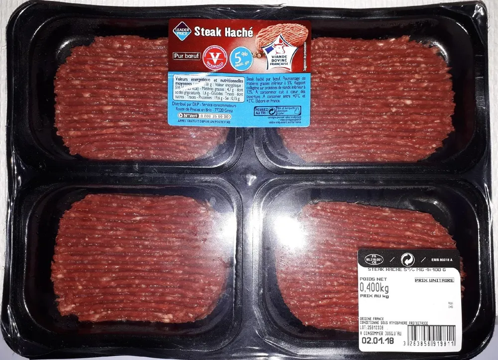 Steak Haché Pur bœuf 5% mat. gr.