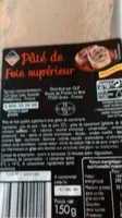 Pâté de foie de porc supérieur