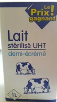 Lait stérilisé UHT demi écrémé