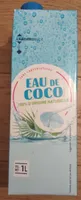 Eau de coco 100% d'origine naturelle