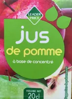 Jus de pomme à base concentré