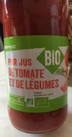 Pur jus de tomate et de légumes