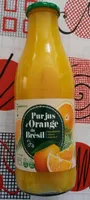 Pur jus d'orange du Brésil