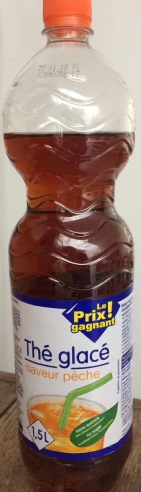 Thé glacé saveur pêche