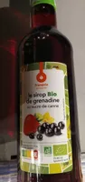 Le sirop bio de grenadine