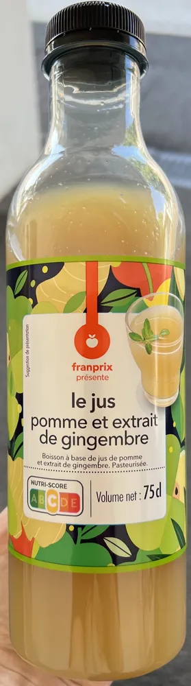 Jus de pomme au gingembre