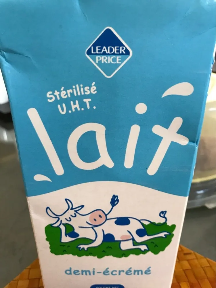 Lait demi écrémé 1L