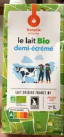 Le lait bio demi-écrémé