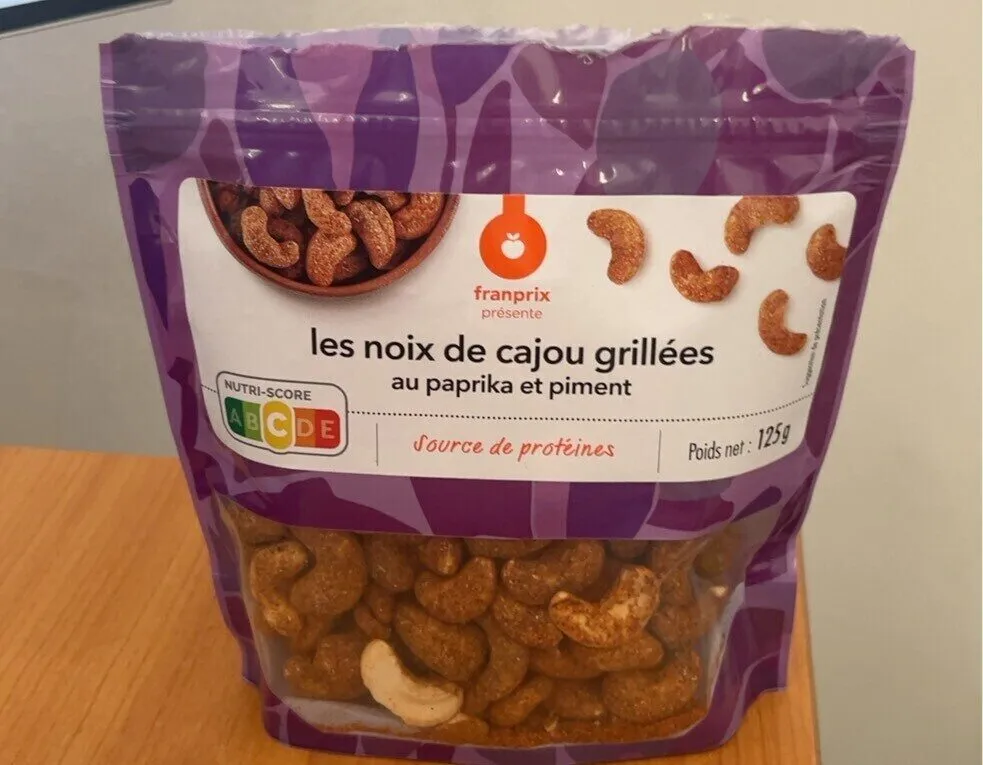 Noix de cajou grillées au paprika et au piment