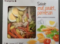 Salade Œuf, Poulet, Parmesan
