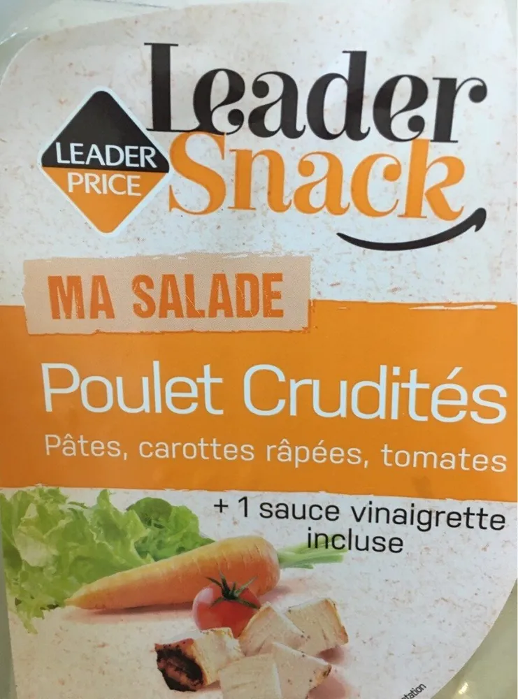 Ma salade Poulet Crudités