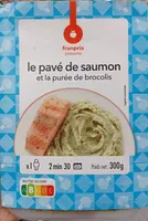 Pavé de saumon purée de brocolis