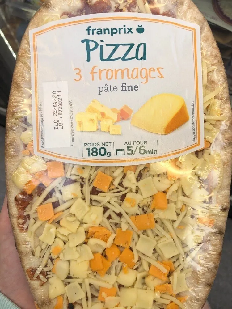 Mini pizza 3 fromages