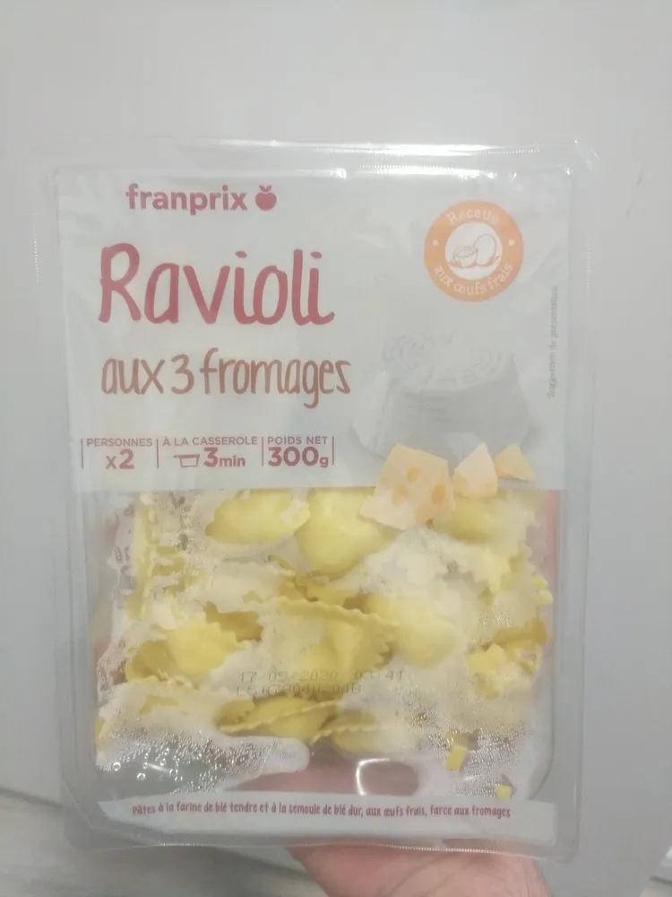 Ravioli aux 3 fromages