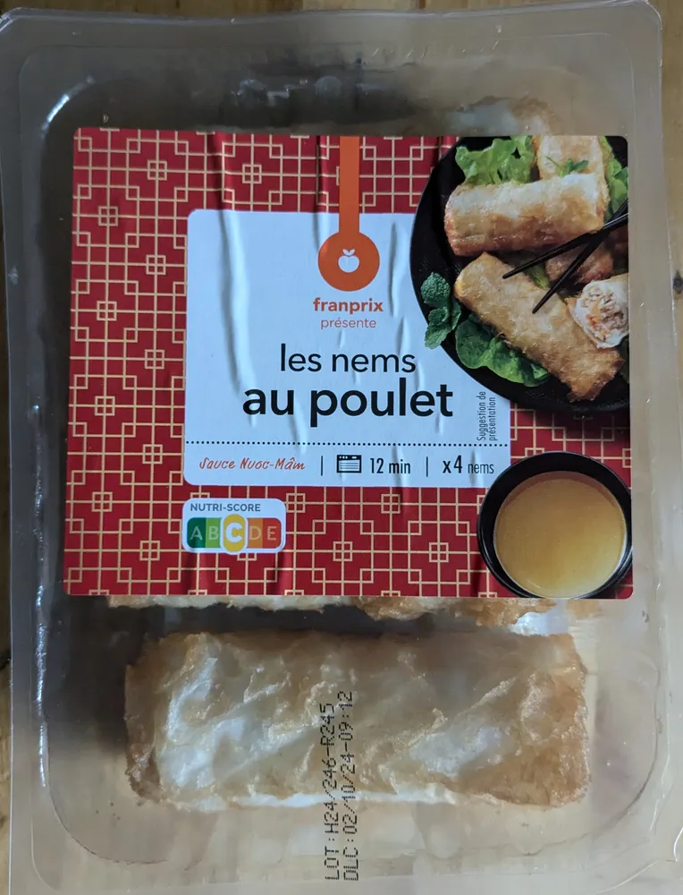 Nems au poulet