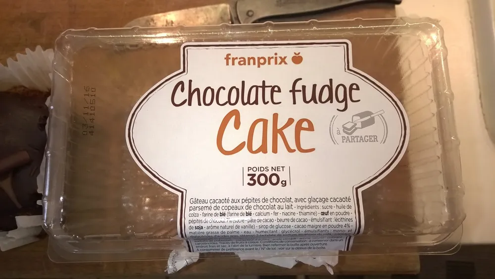 Chocolate fudge cake à partager