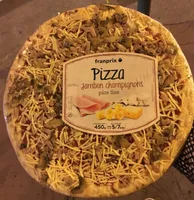 Pizza jambon champignon