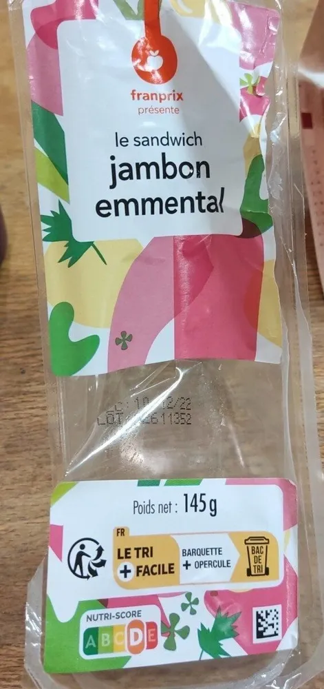 Sandwich jambon emmental