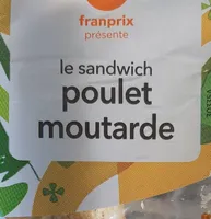 sandwich poulet moutarde