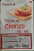 Tranches de chorizo doux