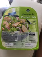 Eminces de poulet roti