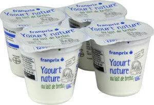 yaourt nature au lait entier de brebis