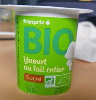 Yaourt au Lait entier sucré