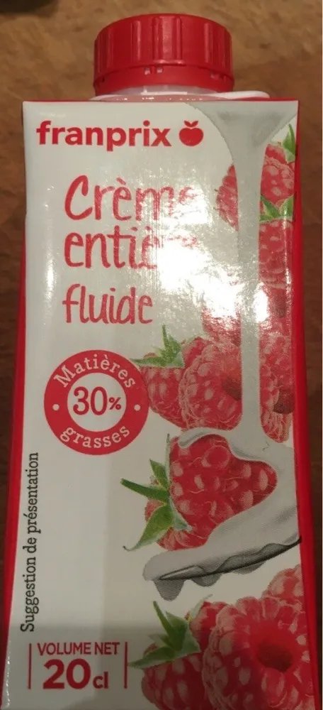 Creme entiere fluide