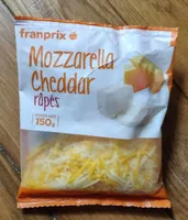 Mozzarella cheddar râpés