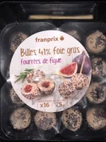 Billes 41% foie gras fourrées de figue