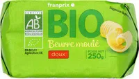 beurre moulé doux bio