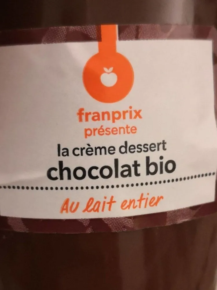 La crème dessert chocolat bio