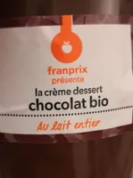 La crème dessert chocolat bio