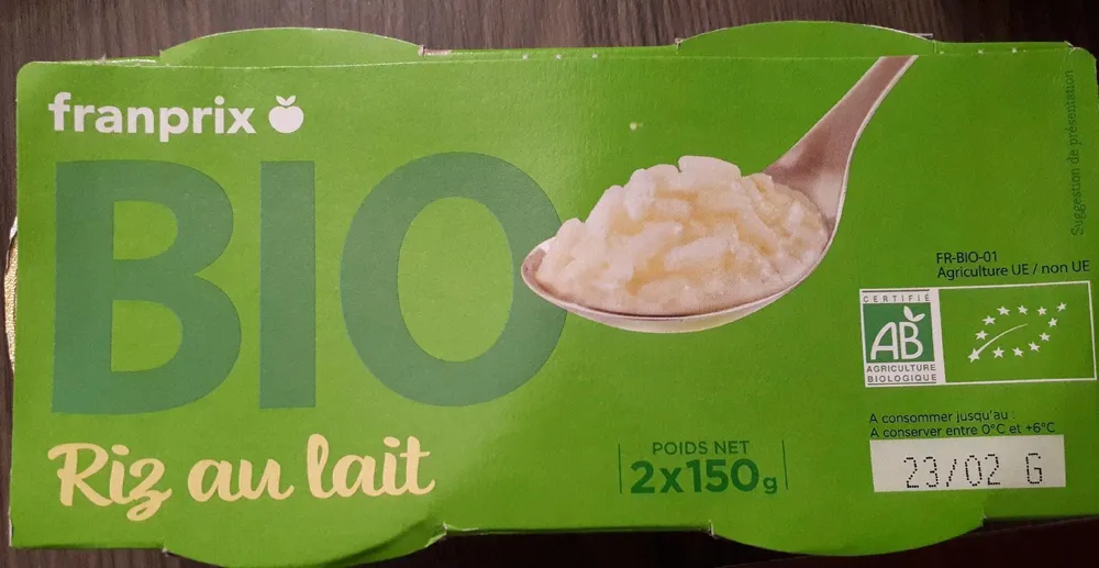 Riz au Lait Bio