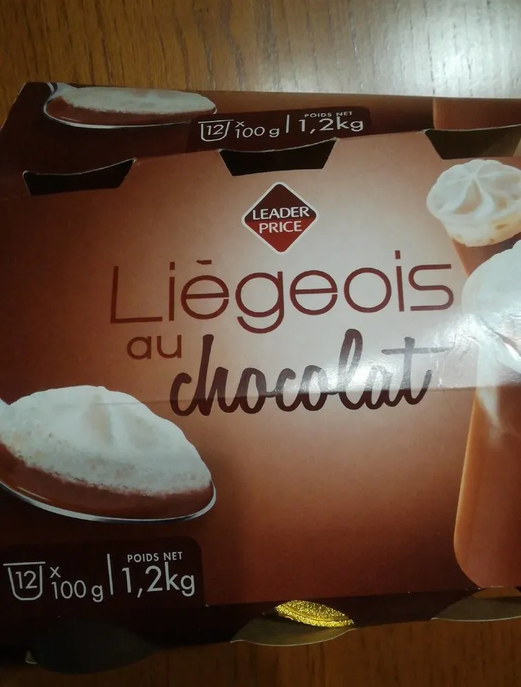 Liégeois au chocolat