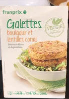 Galettes Boulgour et Lentilles Corail