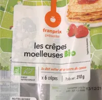 Les crepes moelleuses bio