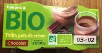 Petits pots de creme chocolat