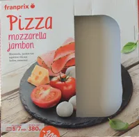 Pizza mozzarella jambon