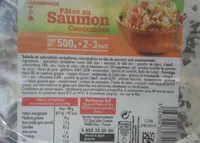 Salade pâtes au saumon concombre