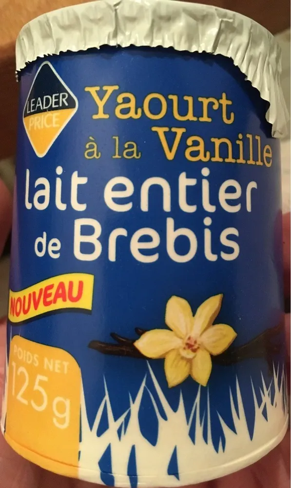 Yaourt a la Vanille lait entier de Brebis