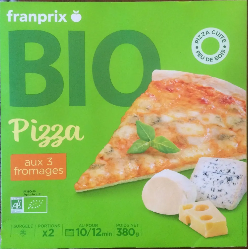 Pizza aux 3 Fromages Bio