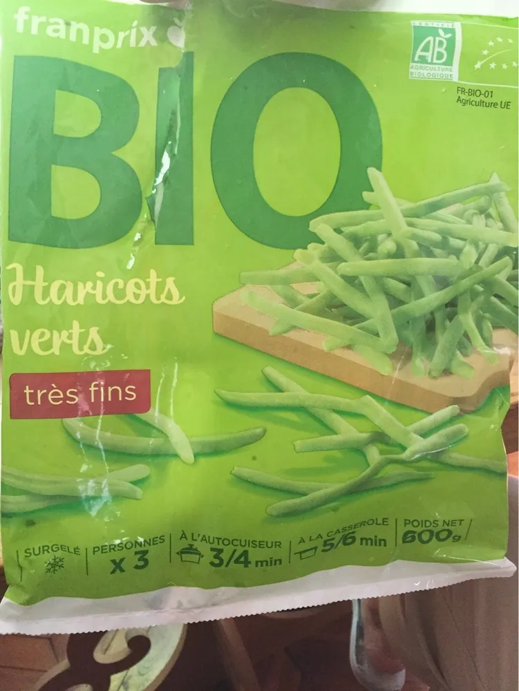 Bio haricots verts