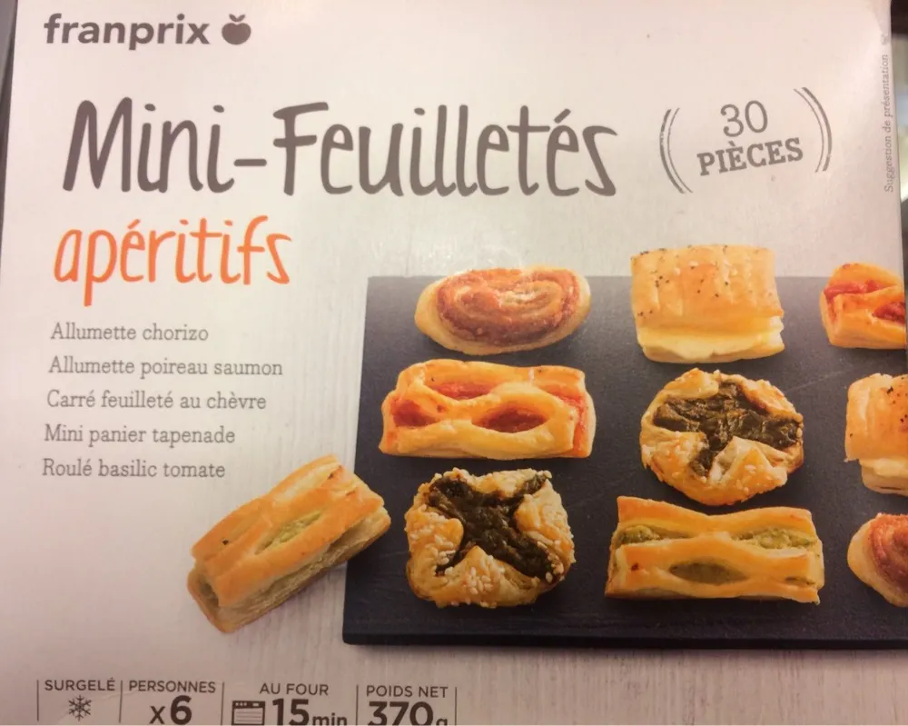 Mini-feuilletés aperitif