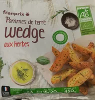 Pommes de terre wedges bio
