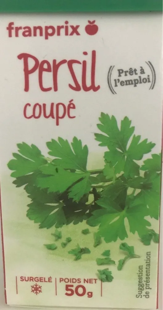 Persil coupé