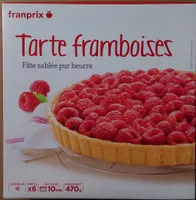 Tarte Framboises pâte sablée pur beurre