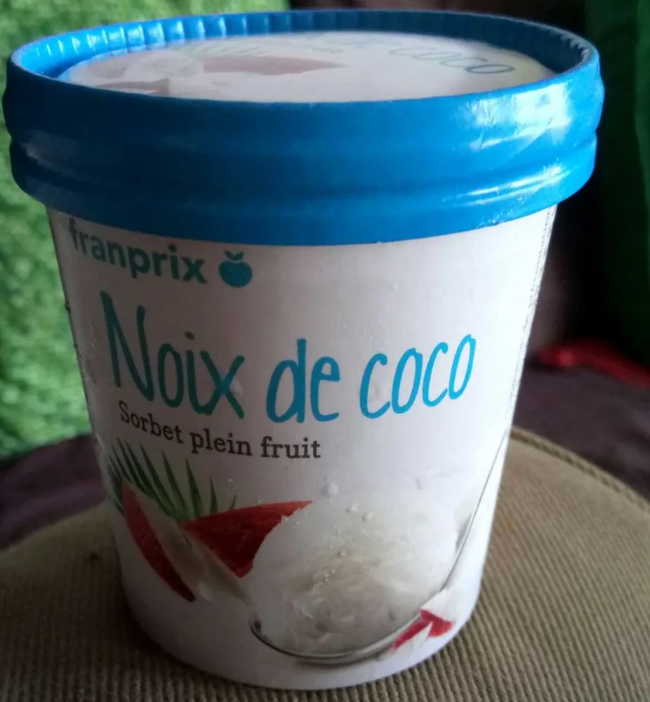 Sorbet Plein fruit Noix de coco