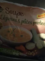 Soupe de légumes et pâtes perles